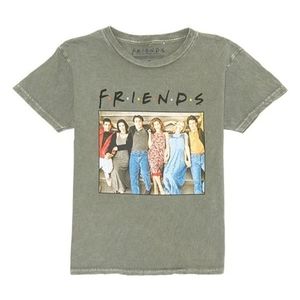 Popfunk Classic Friends TV Show Short Sleeve Acid Wash Tee